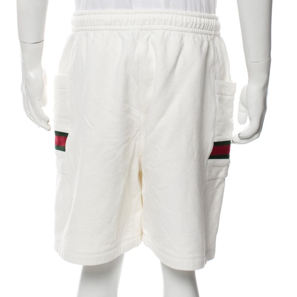 🦁 Gucci Interlocking G Web Embossed Jogger Shorts - Picture 10 of 14